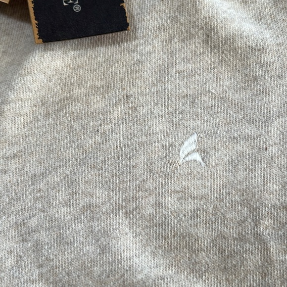 Taylor Vintage 1/4 zip thermal Heather oatmeal size Small - Picture 4 of 4